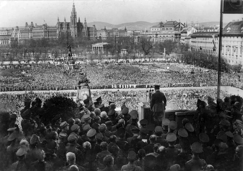 489 6 Wenen 15 maart 1938 Heldenplatz